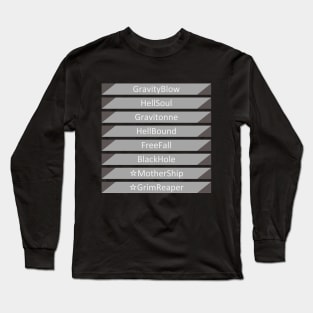 Chrono Cross Black Element Long Sleeve T-Shirt